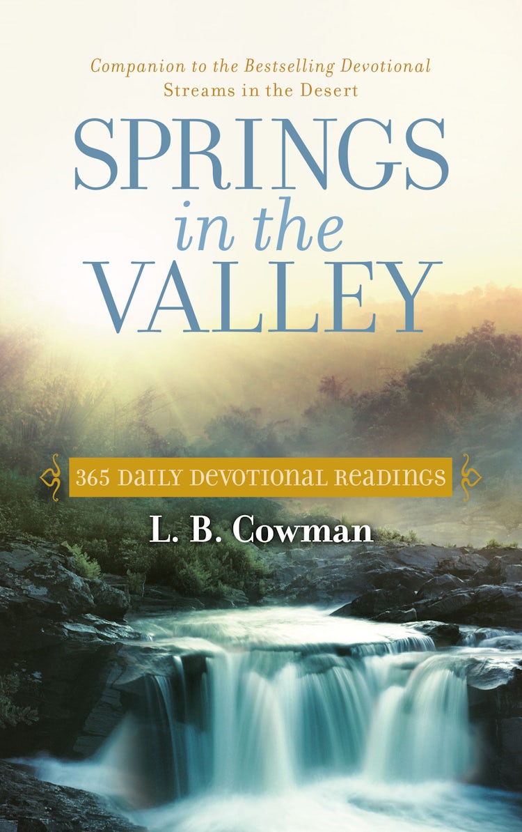 Cover image for Springs in the Valley: 365 Daily Devotional Readings, isbn: 9780310354482