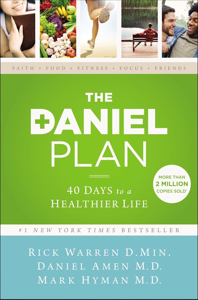 Cover image for The Daniel Plan: 40 Days To A Healthier Life, isbn: 9780310360834
