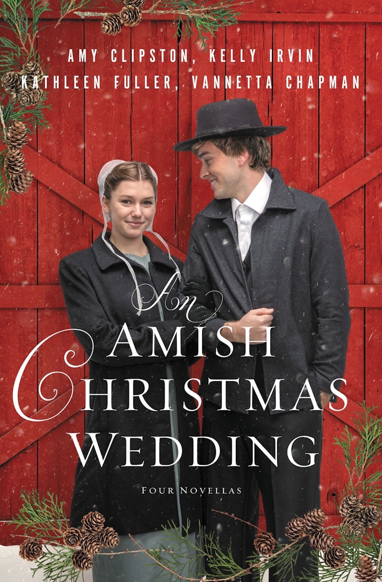 Cover image for An Amish Christmas Wedding: Four Stories, isbn: 9780310361398