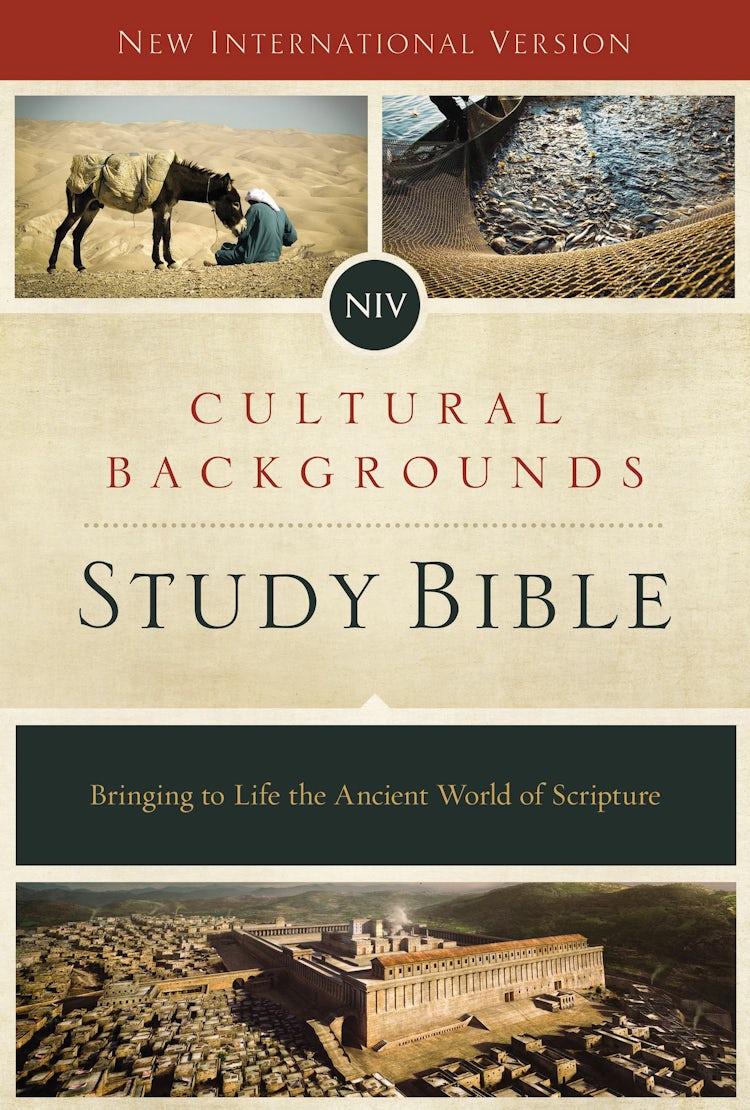 Cover image for NIV, Cultural Backgrounds Study Bible: Bringing To Life The Ancient World Of Scripture, isbn: 9780310431589