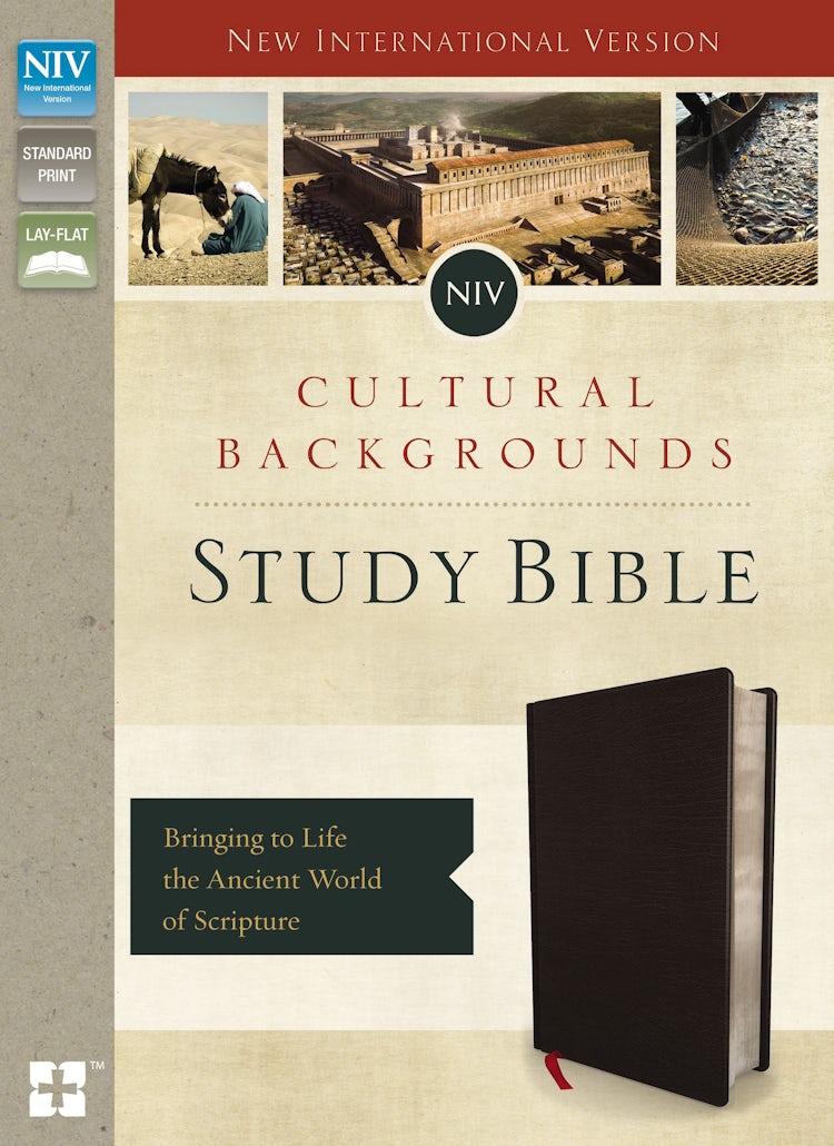 Cover image for NIV, Cultural Backgrounds Study Bible: Bringing To Life The Ancient World Of Scripture [Black], isbn: 9780310431596