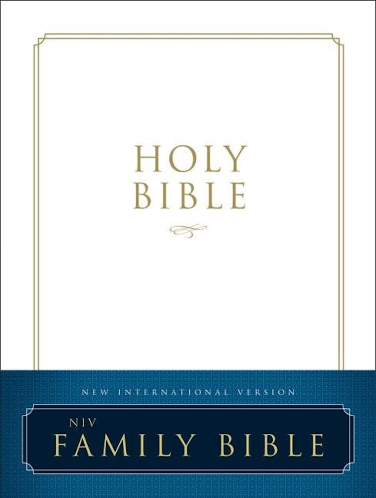 Cover image for NIV Family Bible, Hardcover, Red Letter, isbn: 9780310438137