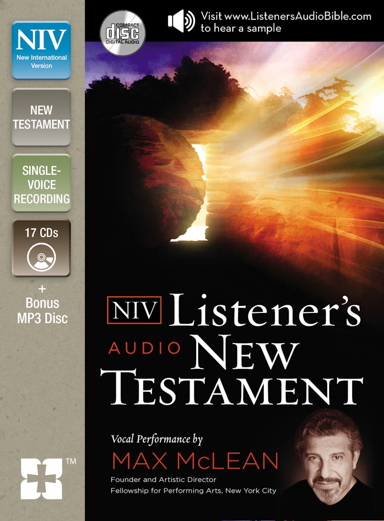 Cover image for The NIV Listener's Audio New Testament, isbn: 9780310444367