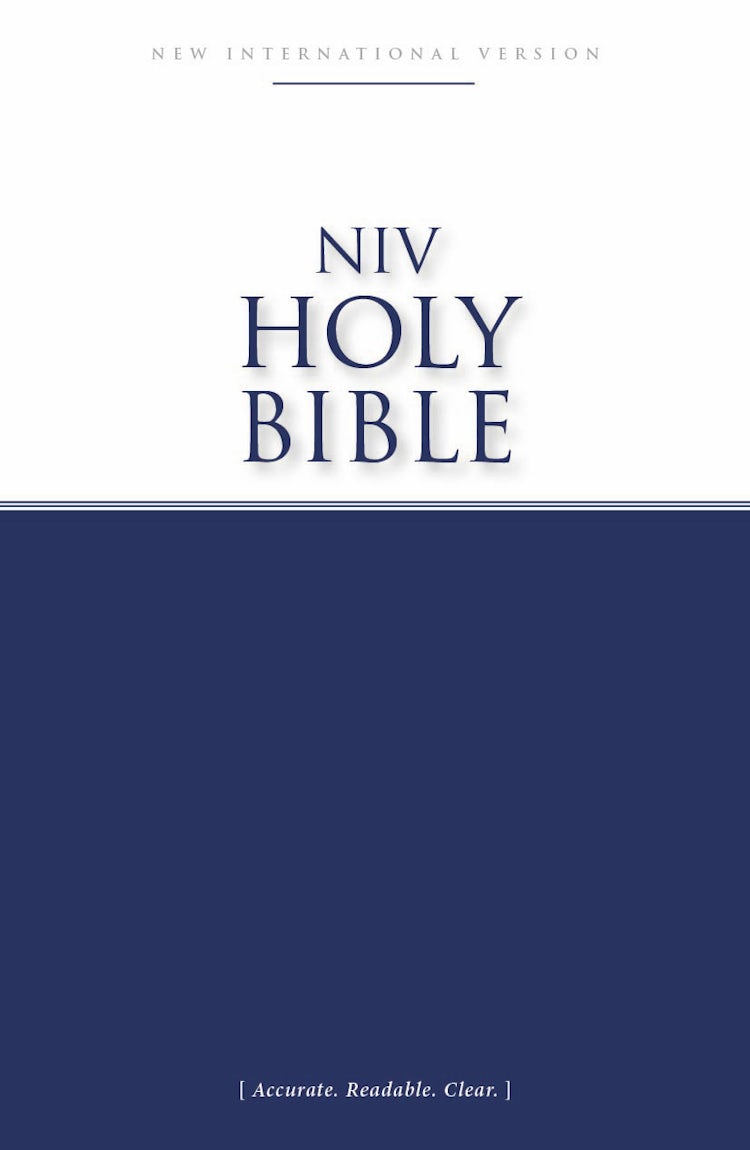 Cover image for NIV Economy Bible [Blue], isbn: 9780310445890