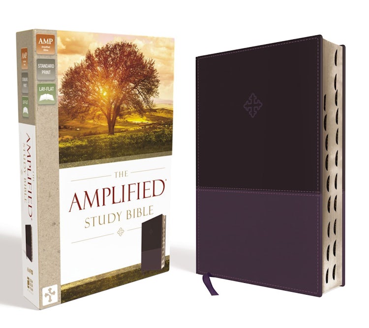 Cover image for Amplified Study Bible, Indexed [Purple], isbn: 9780310446538