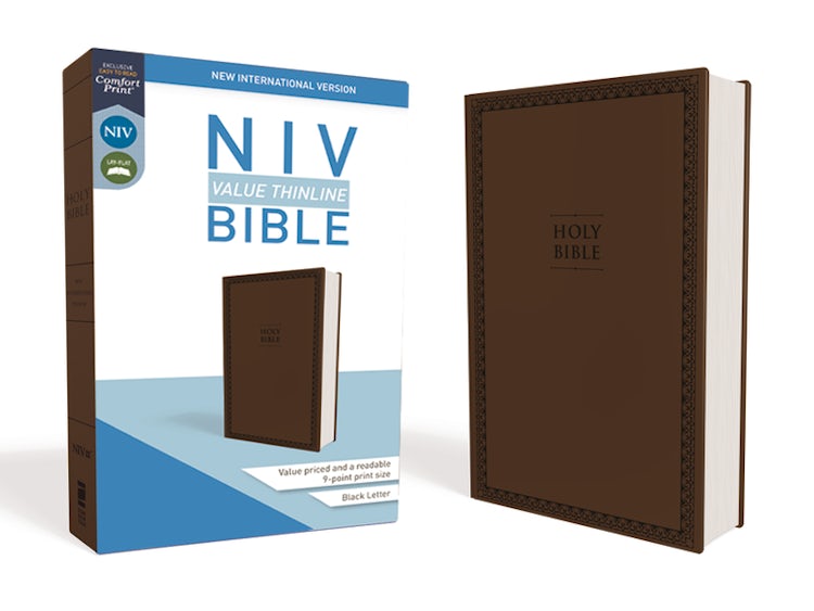 Cover image for NIV Value Thinline Bible [Brown], isbn: 9780310448464