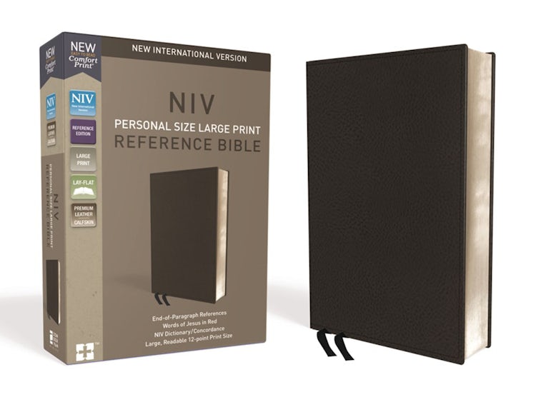 Cover image for NIV Personal Size Reference Bible Red Letter Edition [Large Print, Black], isbn: 9780310449768