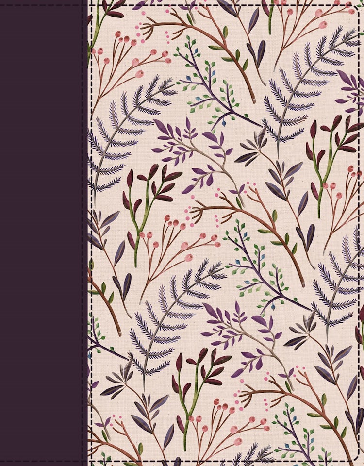 Cover image for NIV Journal The Word Bible Red Letter Edition [Pink Floral], isbn: 9780310450269