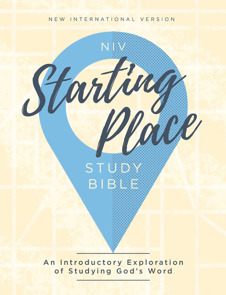 Cover image for NIV Starting Place Study Bible, isbn: 9780310450672