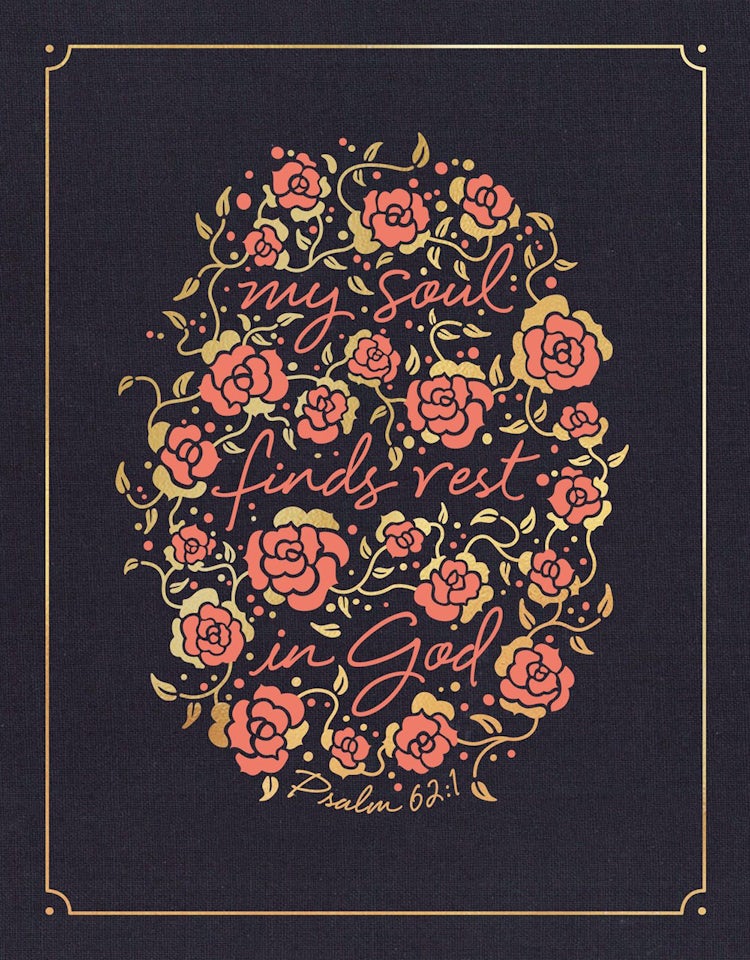 Cover image for NIV Journal The Word Bible For Women Red Letter Edition [Navy], isbn: 9780310450764
