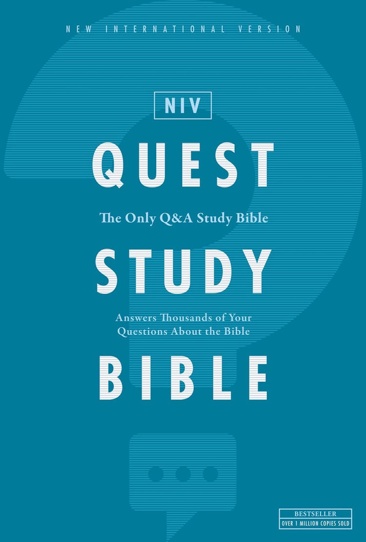 Cover image for NIV Quest Study Bible, isbn: 9780310450818