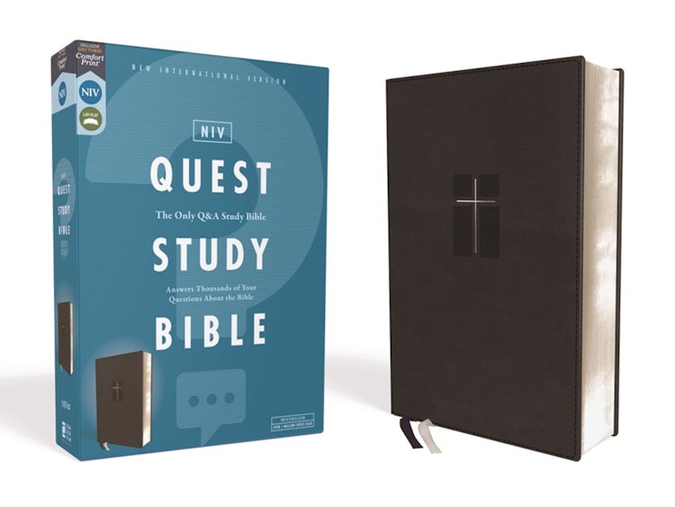 Cover image for NIV Quest Study Bible [Black], isbn: 9780310450825