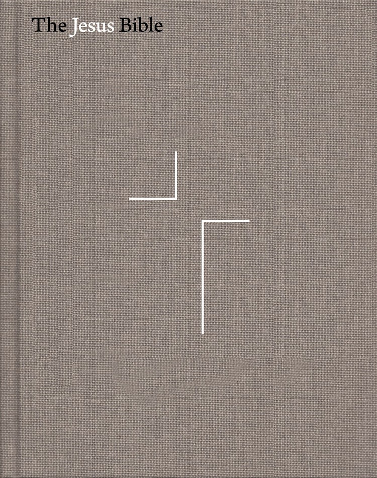 Cover image for The Jesus Bible NIV Edition [Grey], isbn: 9780310452195