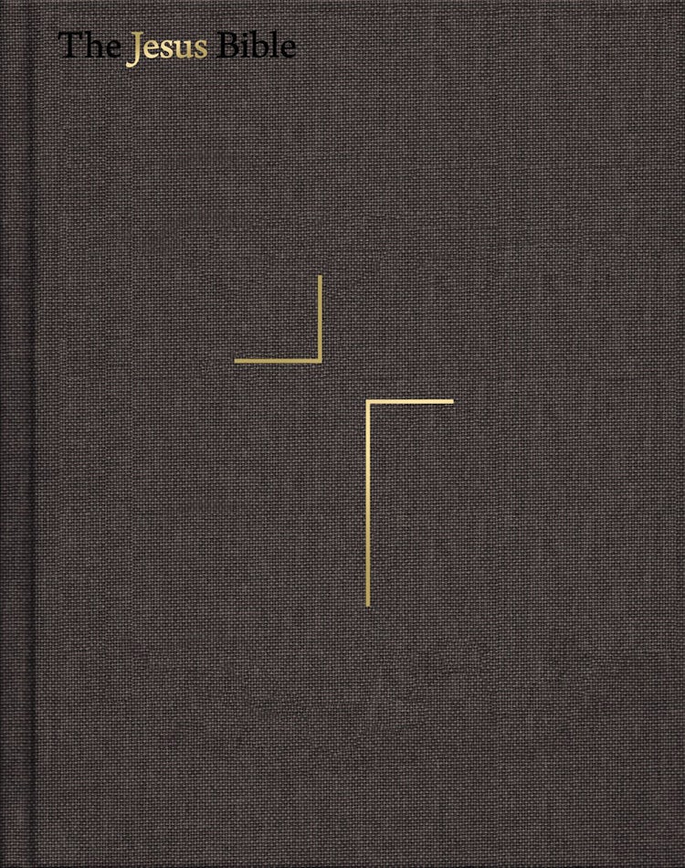 Cover image for The Jesus Bible ESV Edition [Grey], isbn: 9780310452201