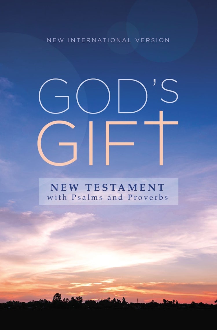 Cover image for NIV God's Gift New Testament With Psalms And Proverbs [Pocket-Sized], isbn: 9780310454915