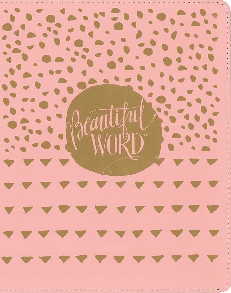 Cover image for NIV Beautiful Word Bible For Girls, Updated Edition, Leathersoft, Zippered, Red Letter, Comfort Print: 600+ Full-color Illustrated Verses, isbn: 9780310455288