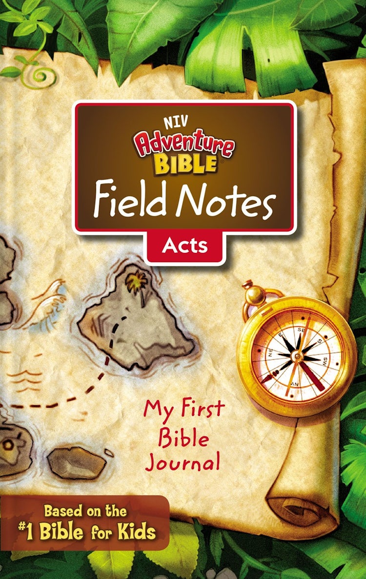 Cover image for NIV Adventure Bible Field Notes, Acts, Paperback, Comfort Print: My First Bible Journal, isbn: 9780310455370