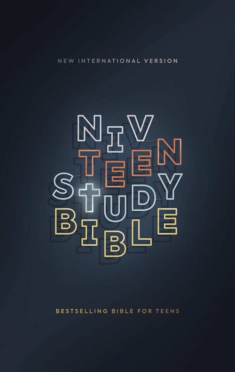 Cover image for NIV Teen Study Bible Comfort Print [Navy], isbn: 9780310455844