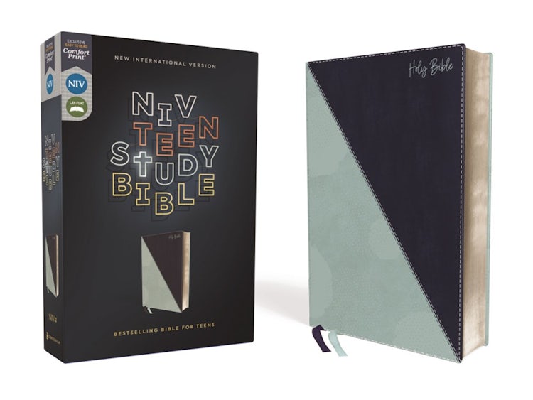 Cover image for NIV Teen Study Bible Comfort Print [Teal], isbn: 9780310456001