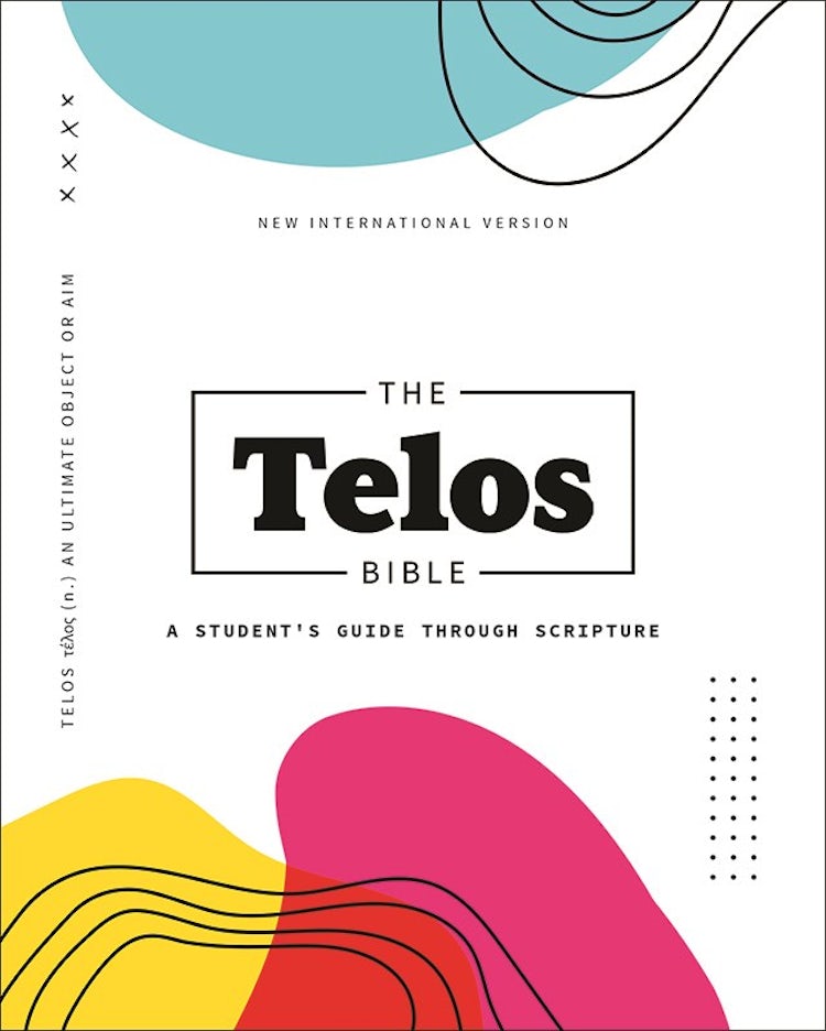 Cover image for NIV The Telos Bible Comfort Print: A Student's Guide Through Scripture, isbn: 9780310458685