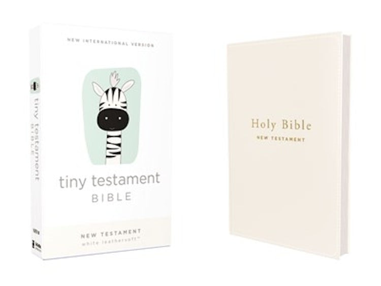 Cover image for NIV, Tiny Testament Bible, New Testament, Comfort Print (White), isbn: 9780310458746