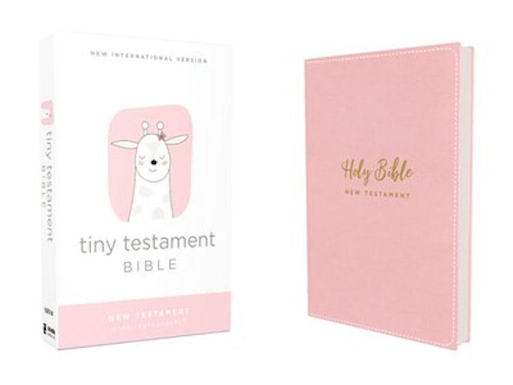 Cover image for NIV, Tiny Testament Bible, New Testament, Comfort Print (Pink), isbn: 9780310458753