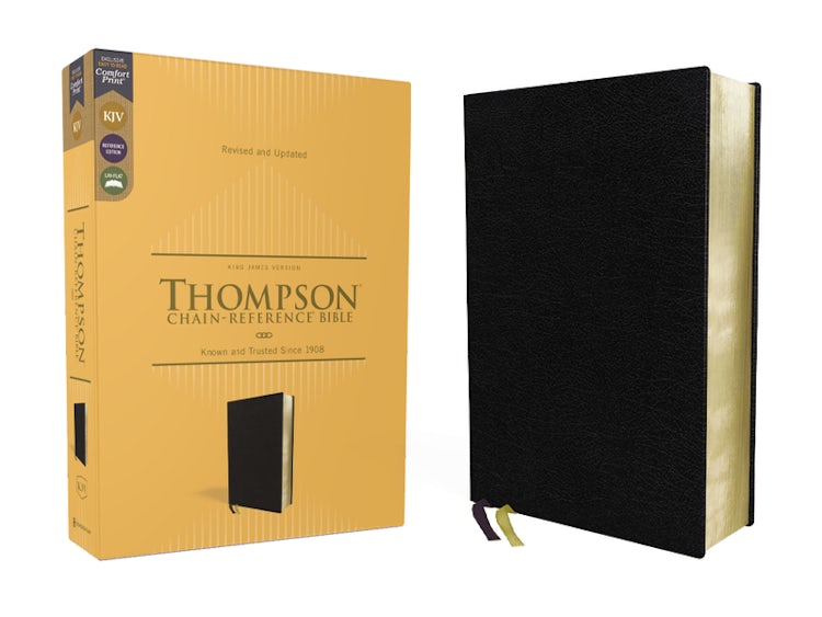Cover image for KJV, Thompson Chain-Reference Bible, Red Letter, Comfort Print (Black), isbn: 9780310459231