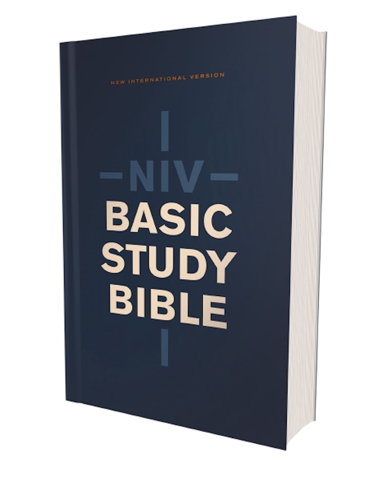 Cover image for NIV, Basic Study Bible, Economy Edition, Red Letter [Blue], isbn: 9780310461043