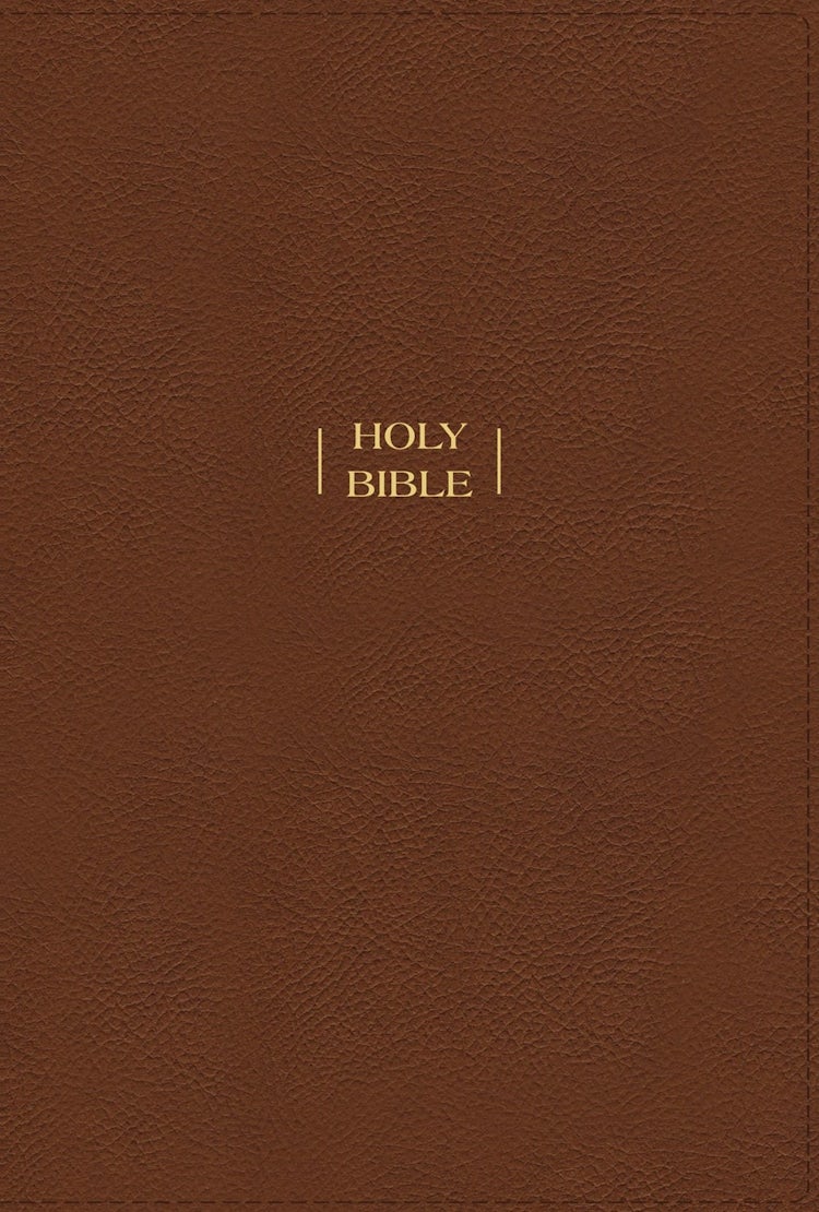Cover image for NIV Wide Margin Bible, Red Letter, Comfort Print [Brown], isbn: 9780310461050
