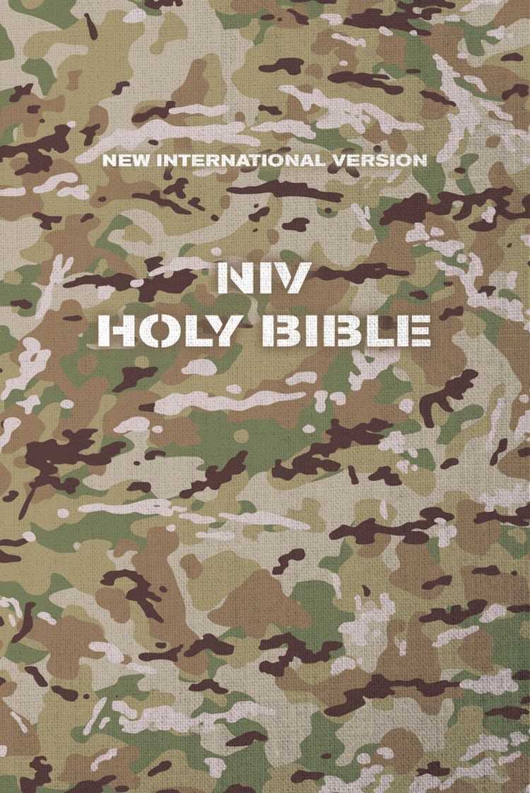 Cover image for NIV Holy Bible Compact [Military Camo], isbn: 9780310461258