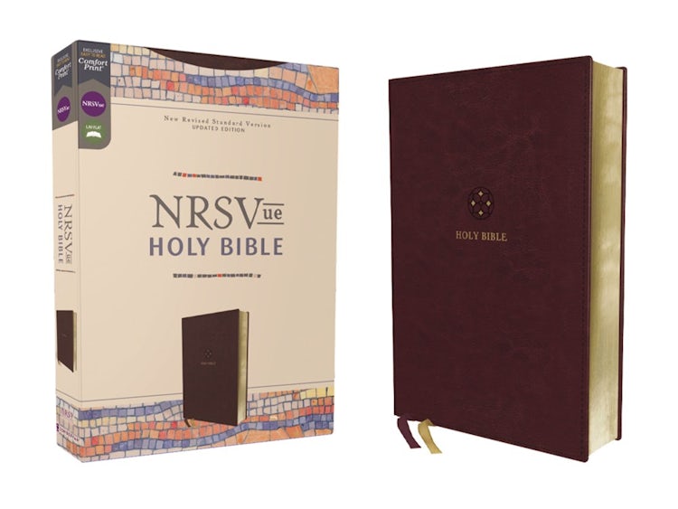 Cover image for NRSVue Holy Bible Comfort Print [Burgundy], isbn: 9780310461449