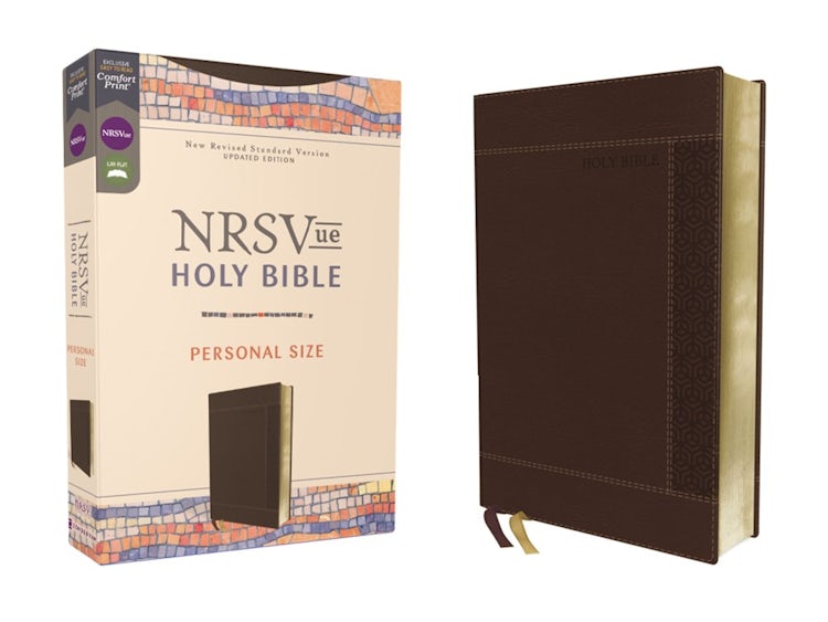 Cover image for NRSVue Holy Bible, Personal Size, Comfort Print [Brown], isbn: 9780310461470