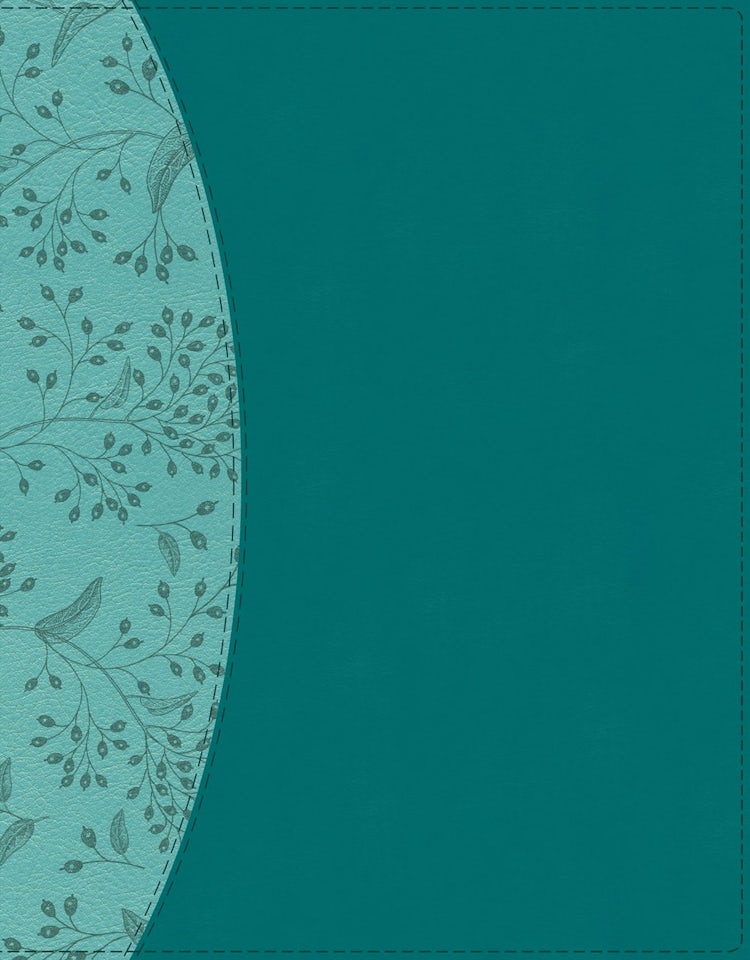 Cover image for NIV Beautiful Word Bible Updated Edition, Peel/Stick Bible Tabs, Red Letter, Comfort Print [Teal]: 600+ Full-Color Illustrated Verses, isbn: 9780310461623