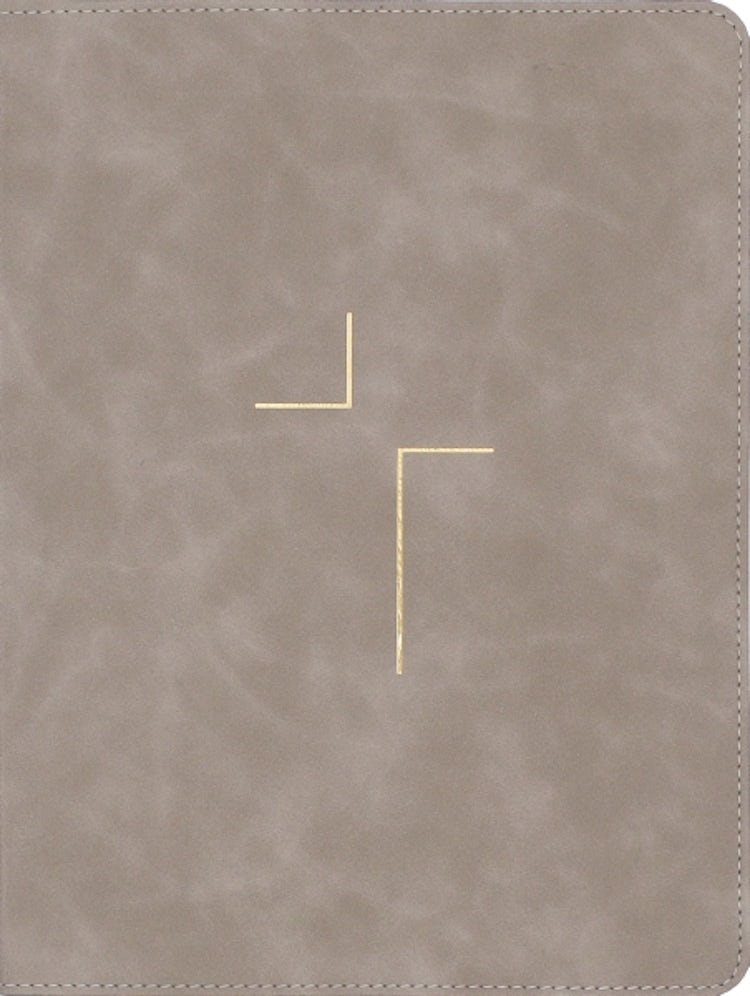 Cover image for The Jesus Bible, NIV Edition, Stone, Comfort Print, isbn: 9780310463559