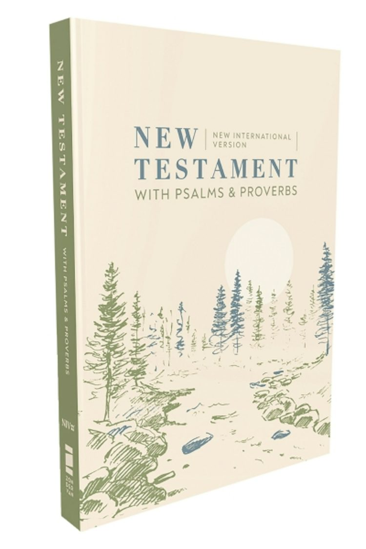 Cover image for NIV, New Testament With Psalms And Proverbs, Pocket-sized, Tree, Comfort Print, isbn: 9780310463986