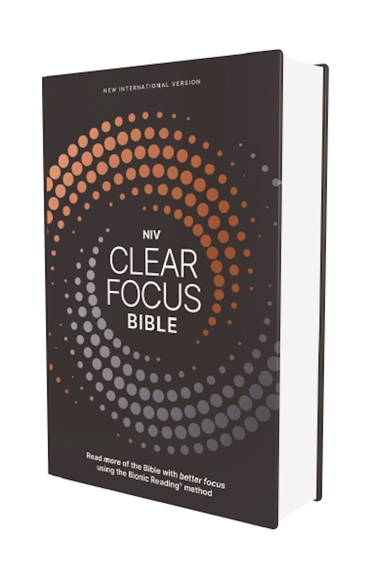 Cover image for NIV, Clear Focus Bible, Charcoal/Copper, isbn: 9780310465515