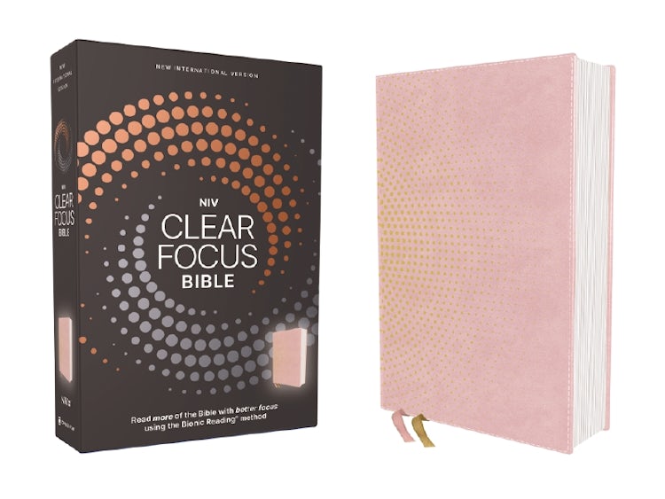 Cover image for NIV, Clear Focus Bible, Pink: Read more of the Bible with better focus, isbn: 9780310465546
