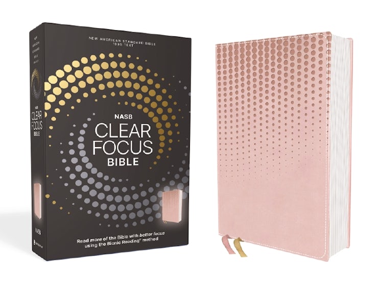 Cover image for NASB, Clear Focus Bible, Pink: Read more of the Bible with better focus, isbn: 9780310465584