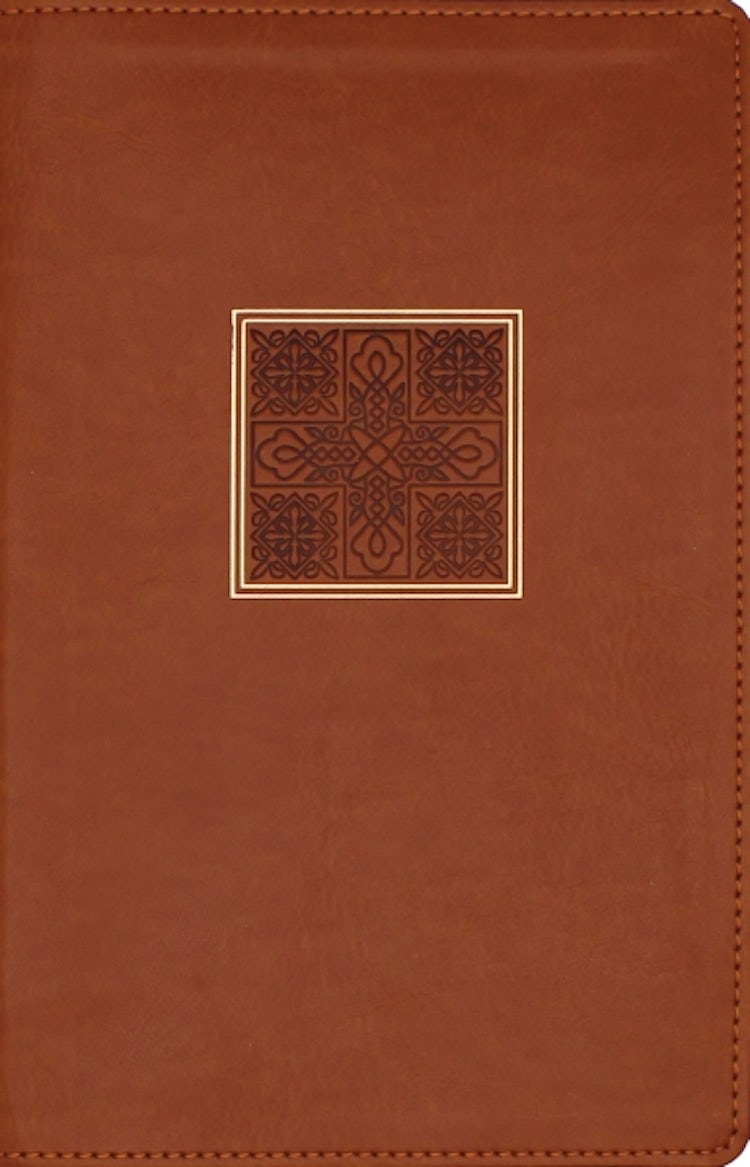 Cover image for NASB, Personal Size Bible, Large Print, Brown, Red Letter, 1995 Tex, isbn: 9780310465935