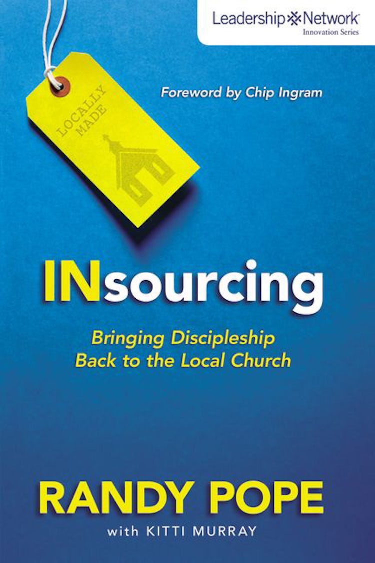 Cover image for Insourcing: Bringing Discipleship Back to the Local Church, isbn: 9780310490678