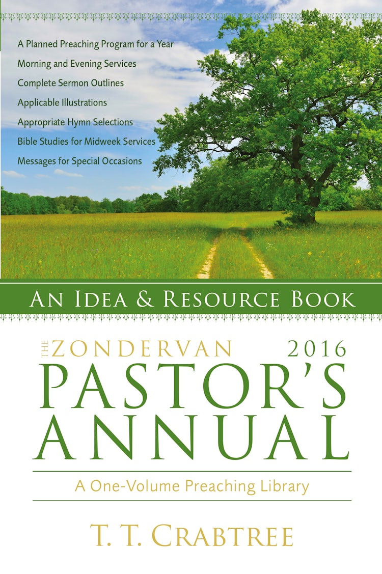 Cover image for The Zondervan 2016 Pastor's Annual, isbn: 9780310493976