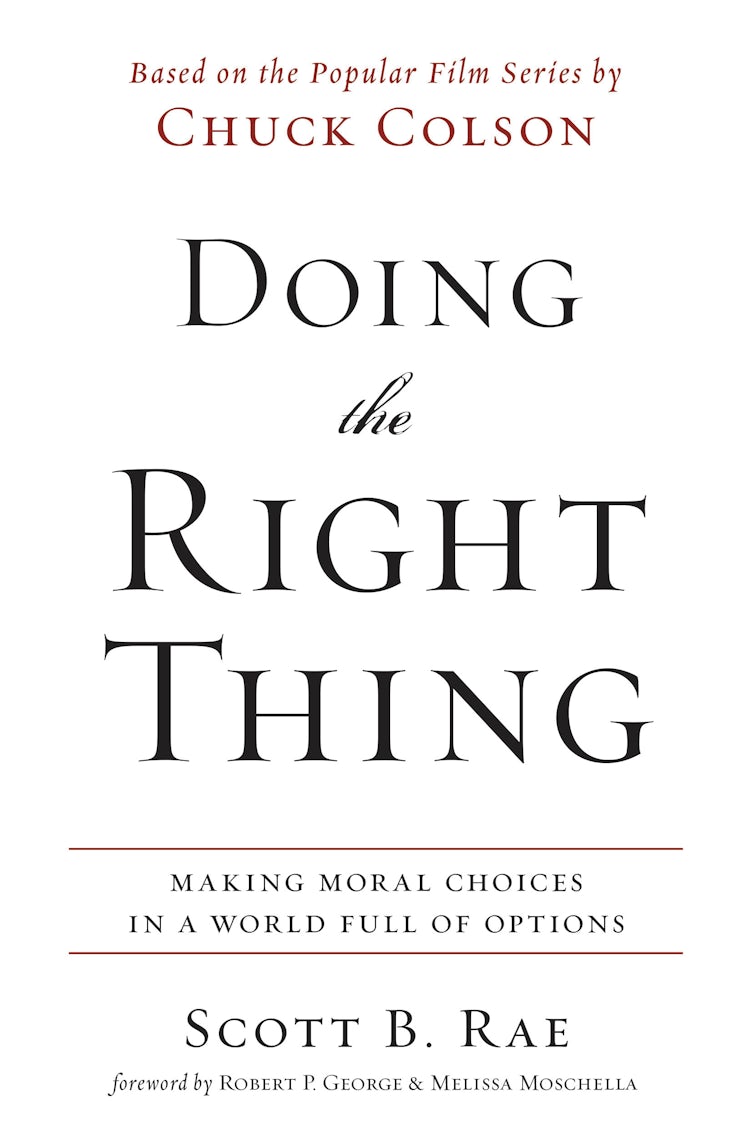 Cover image for Doing the Right Thing: Making Moral Choices in a World Full of Options, isbn: 9780310513995