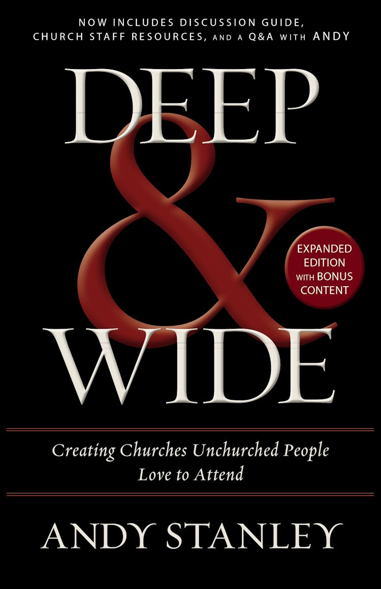 Cover image for Deep And Wide: Creating Churches Unchurched People Love to Attend, isbn: 9780310526537