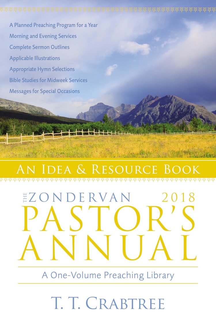 Cover image for The Zondervan 2018 Pastor's Annual: An Idea And Resource Book, isbn: 9780310536635