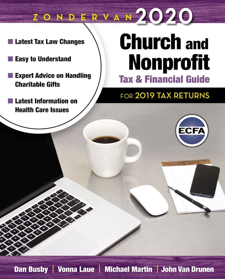 Cover image for Zondervan 2020 Church And Nonprofit Tax And Financial Guide: For 2019 Tax Returns, isbn: 9780310588788