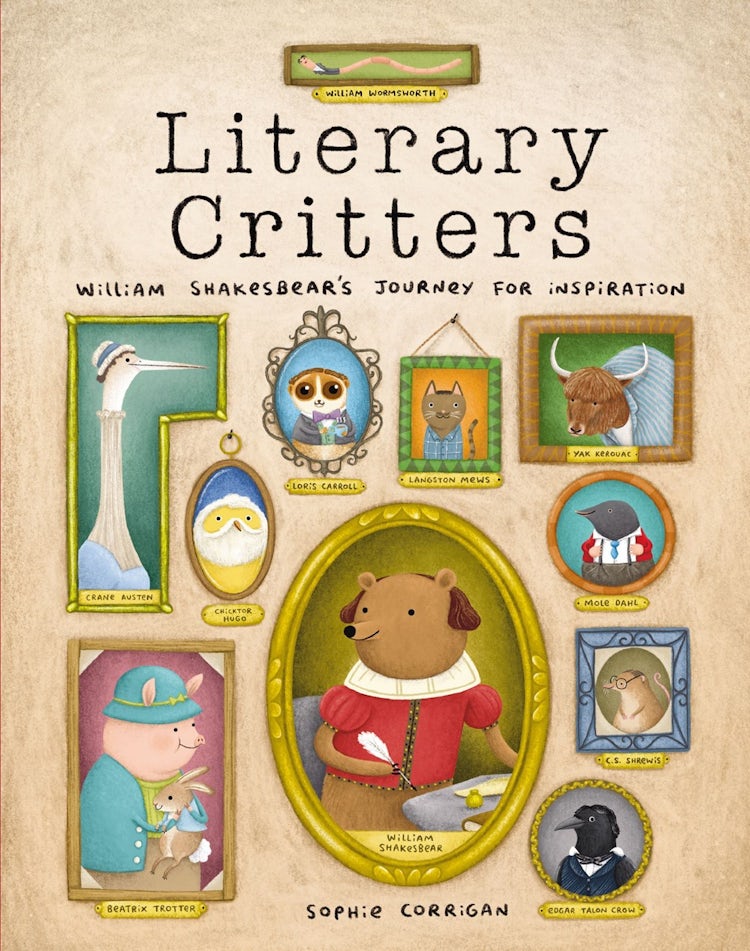 Cover image for Literary Critters: William Shakesbear's Journey for Inspiration, isbn: 9780310734093
