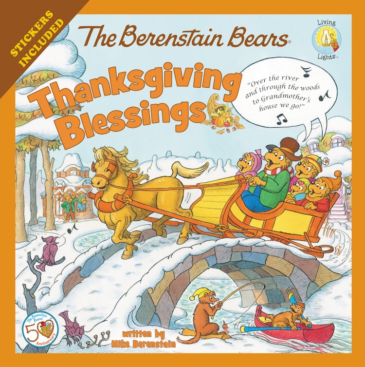 Cover image for Berenstain Bears Thanksgiving Blessings, isbn: 9780310734871