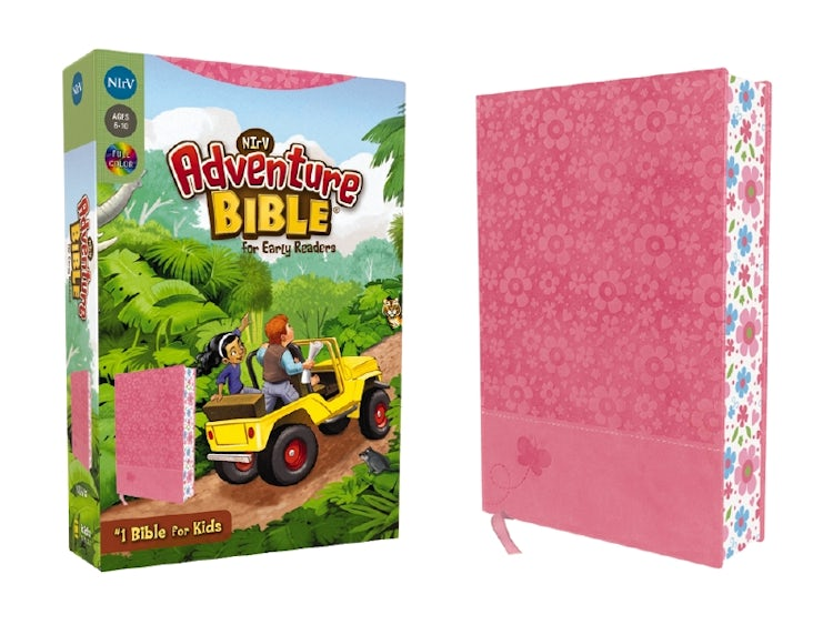 Cover image for NIrV, Adventure Bible for Early Readers, Full Color [PINK], isbn: 9780310745204