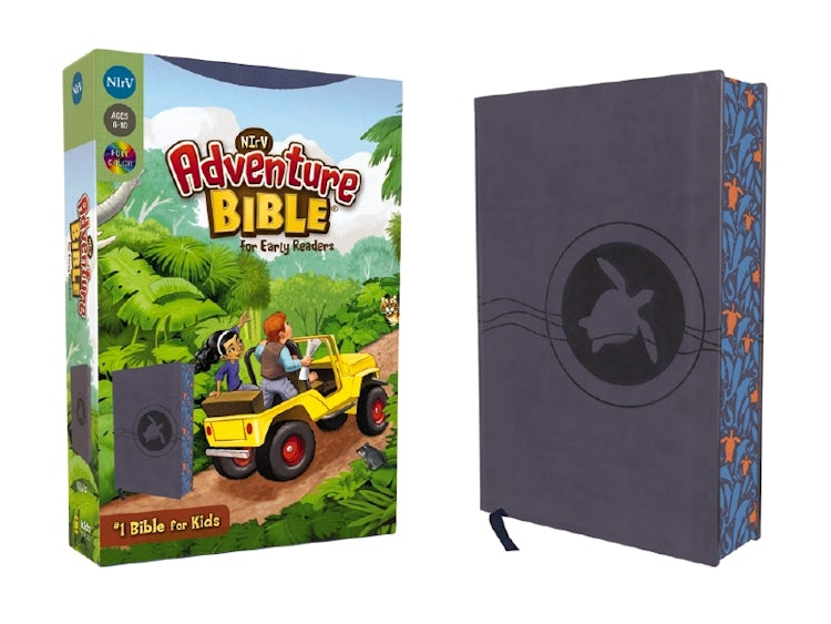 Cover image for NIrV, Adventure Bible for Early Readers, Full Color [BLUE], isbn: 9780310745297
