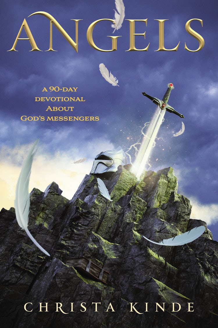 Cover image for Angels: A 90-Day Devotional about God's Messengers, isbn: 9780310747659